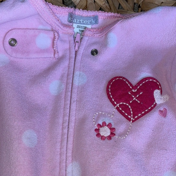 18 Month Carters zip-up Footie pajamas - Picture 9 of 9